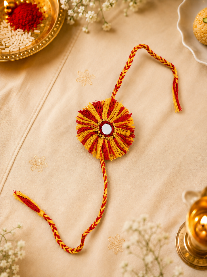 Mustard Bloom Rakhi