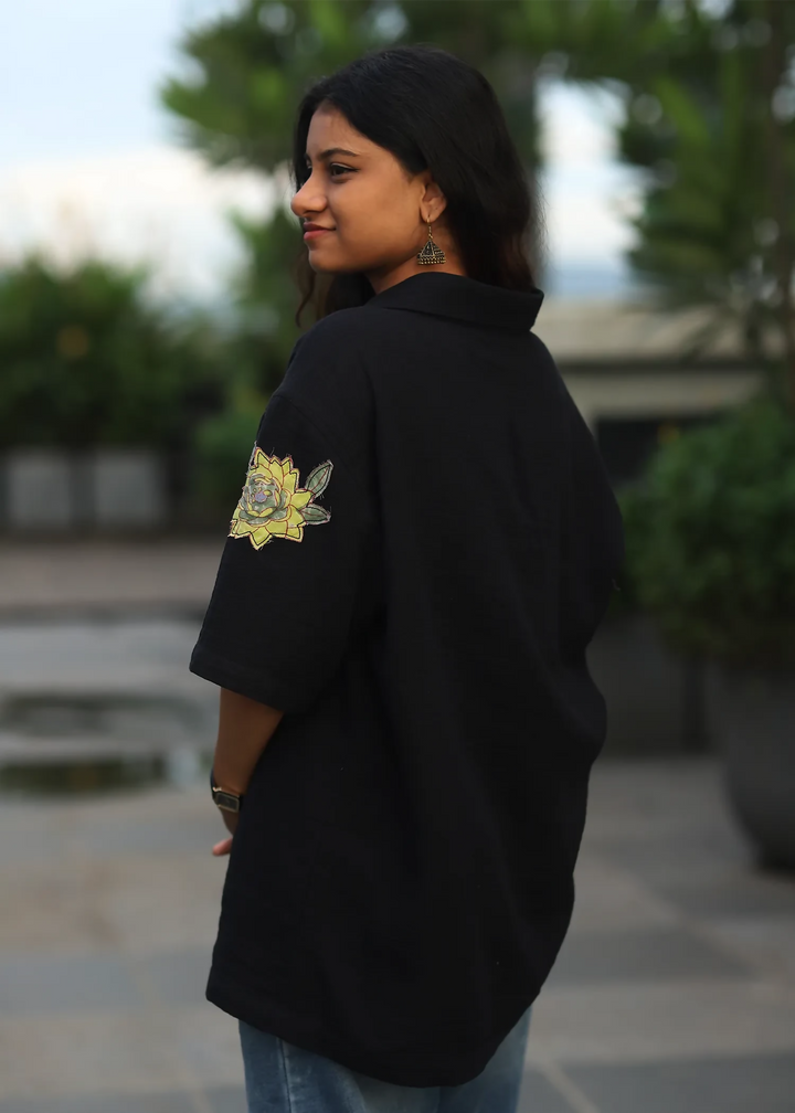 'Pushkar' Unisex Applique Shirt