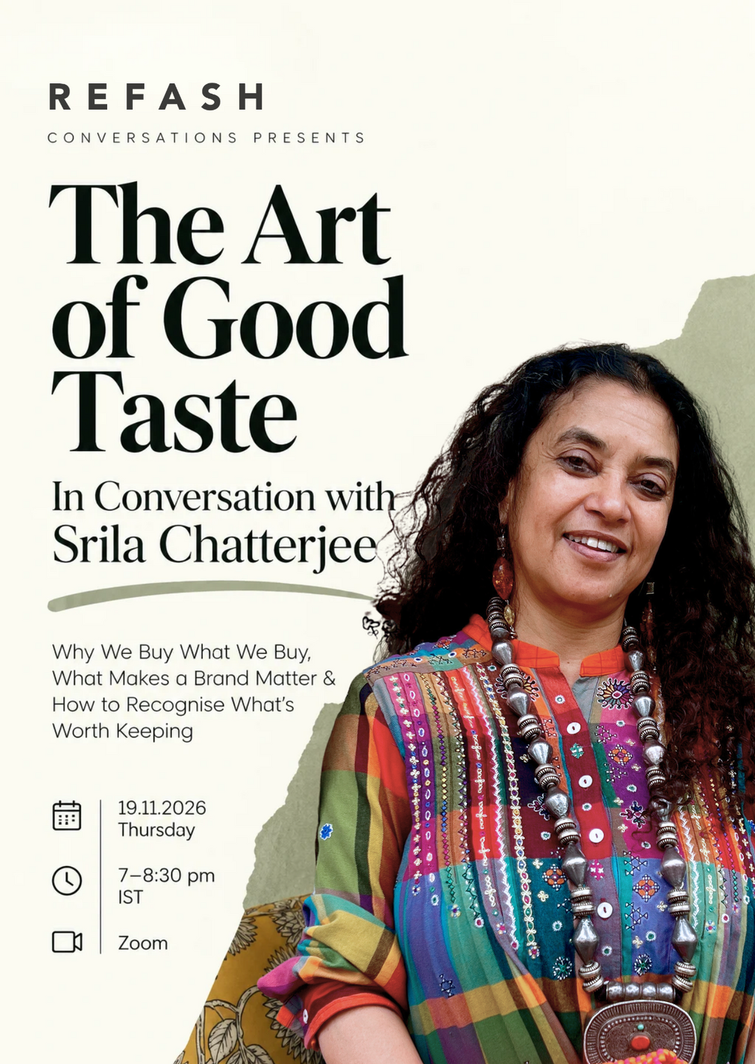 The Art of Good Taste: In Conversation with Srila Chatterjee