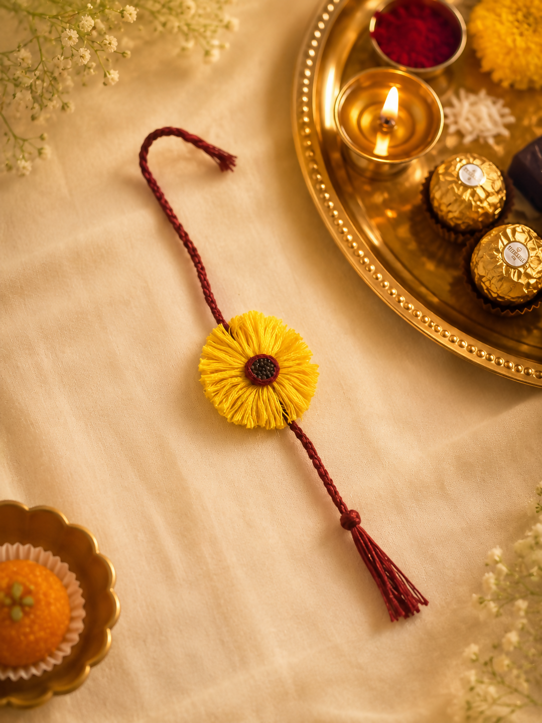Sunflower Bloom Rakhi