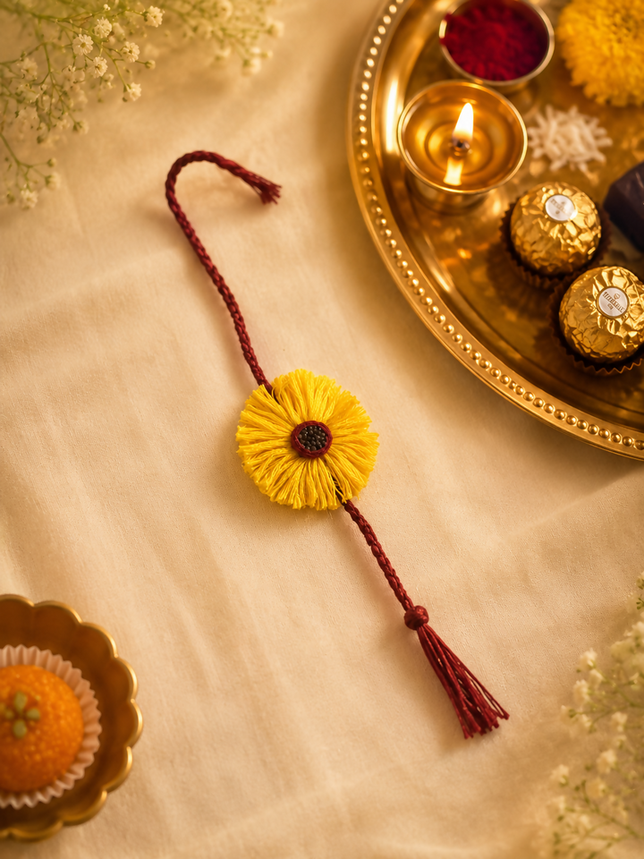 Sunflower Bloom Rakhi