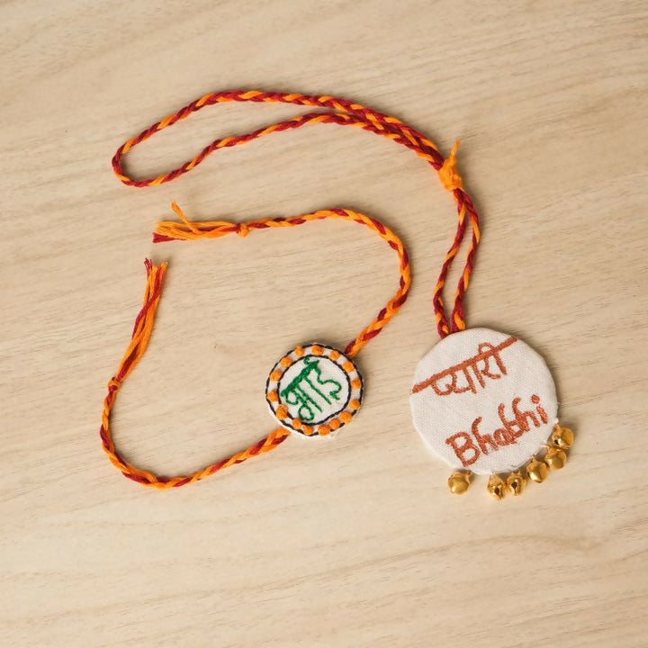 Embellished Bhai - Bhabhi Rakhi Set