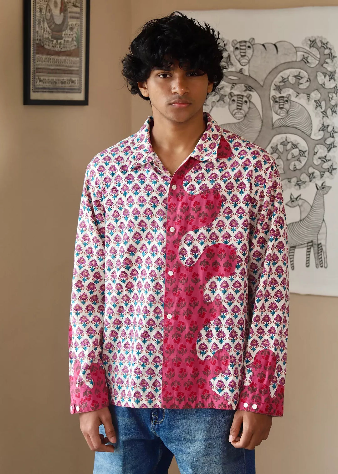'Gulshan' Unisex Khadi Shirt