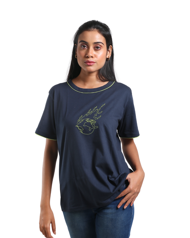 Earth is Burning Organic Cotton Tee