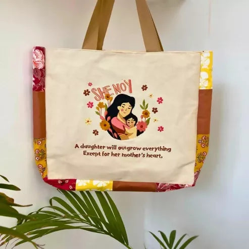 Mother Daughter Love Tote Bag