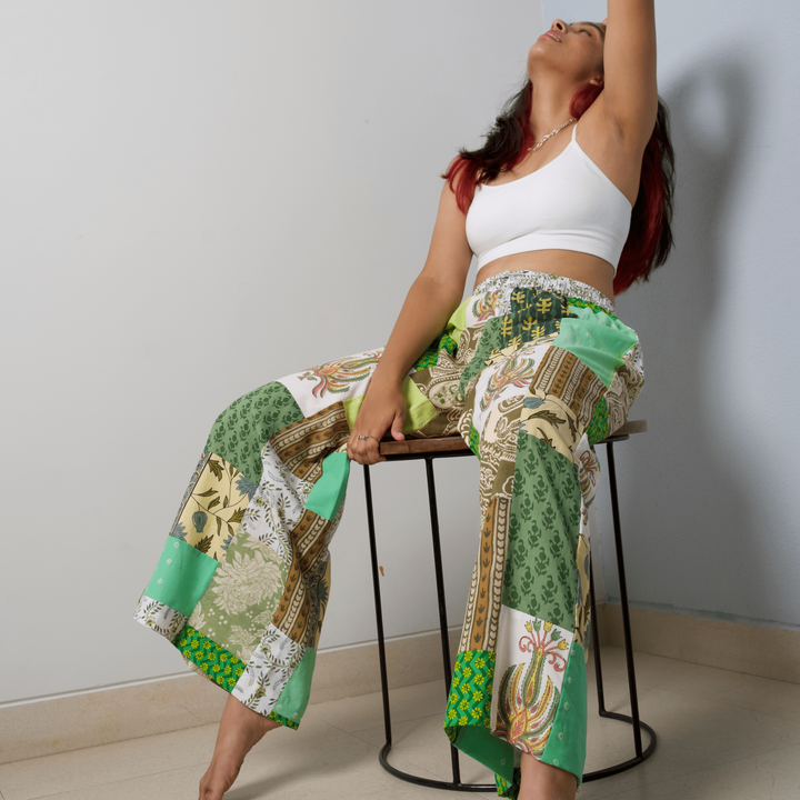 Sage Upcycled Trouser