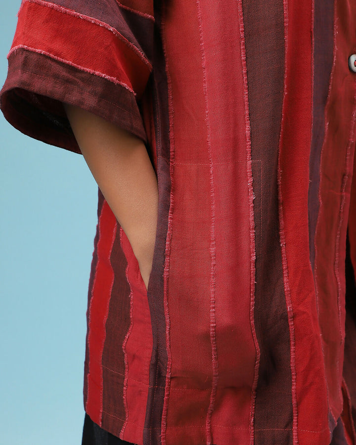 The Dual Essence Jacket In Red
