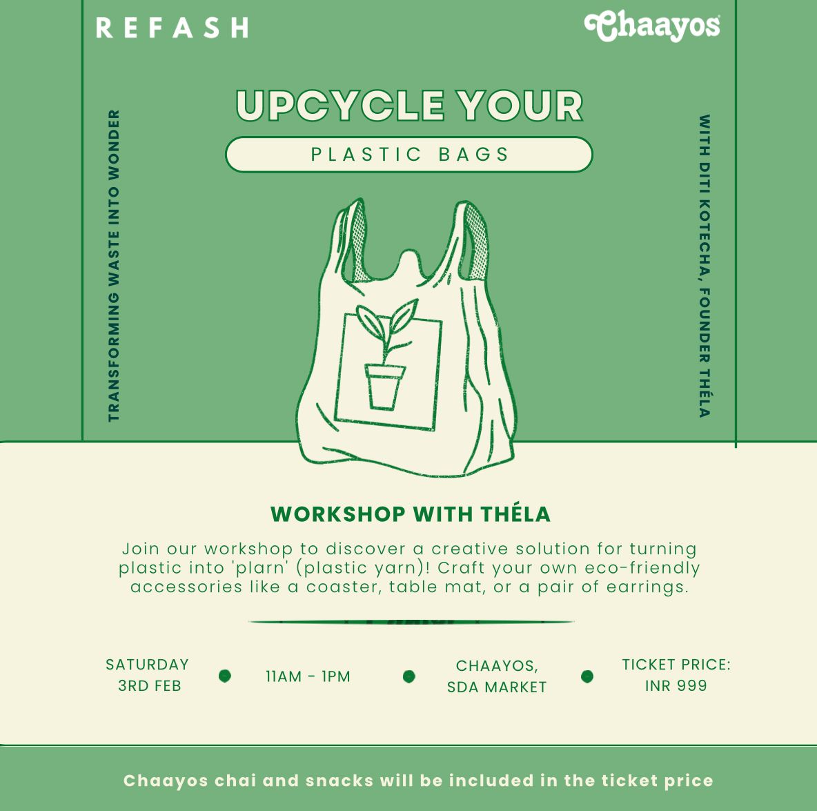 Workshop: Upcycle Your Plastic Bags