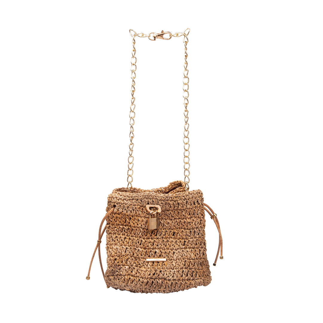 Bracelet Mini Bucket Bag - Brown