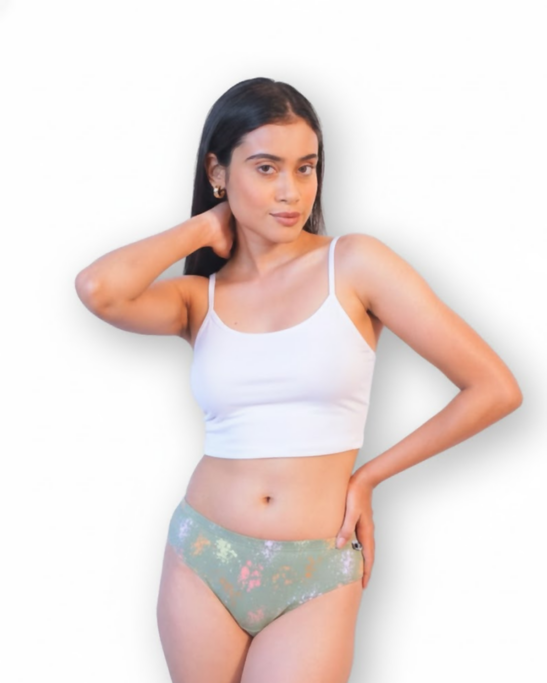 Aquamarine Organic Cotton Tanga