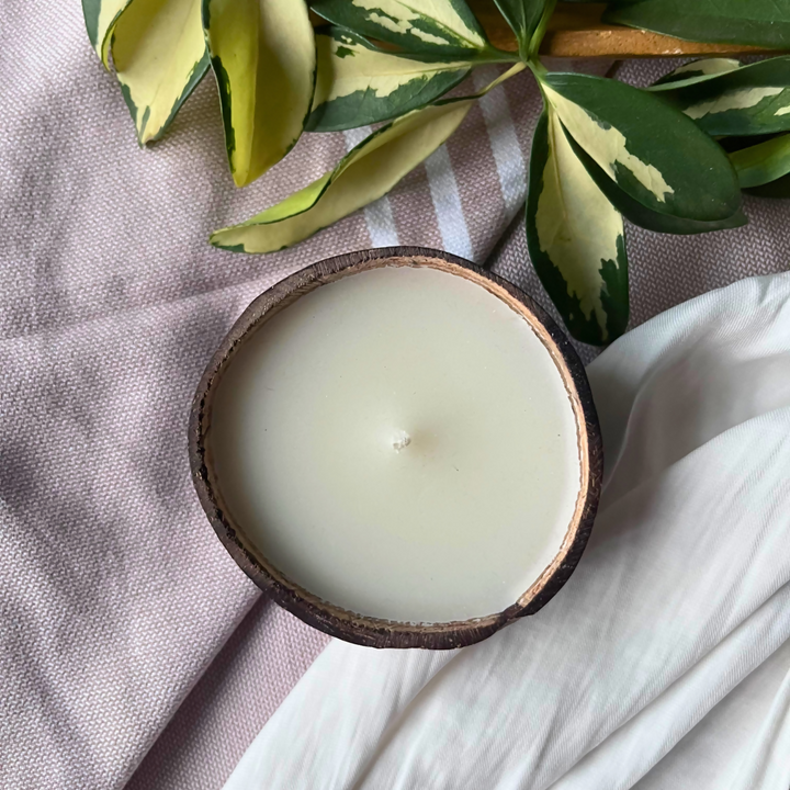 Coconut Shell Soy Wax Candle
