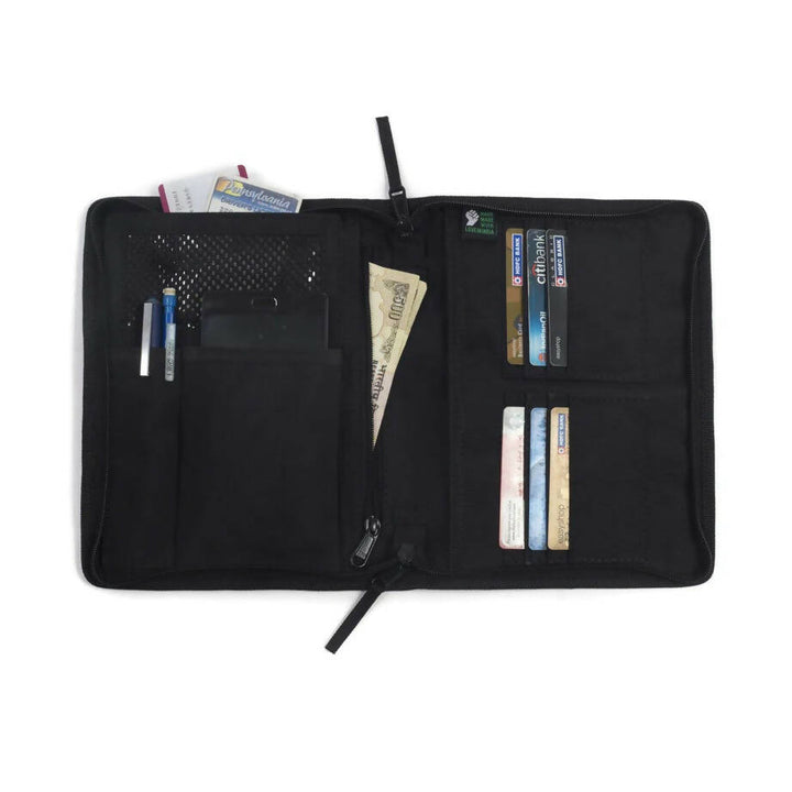 Noir Life Organizer in Grey & Black