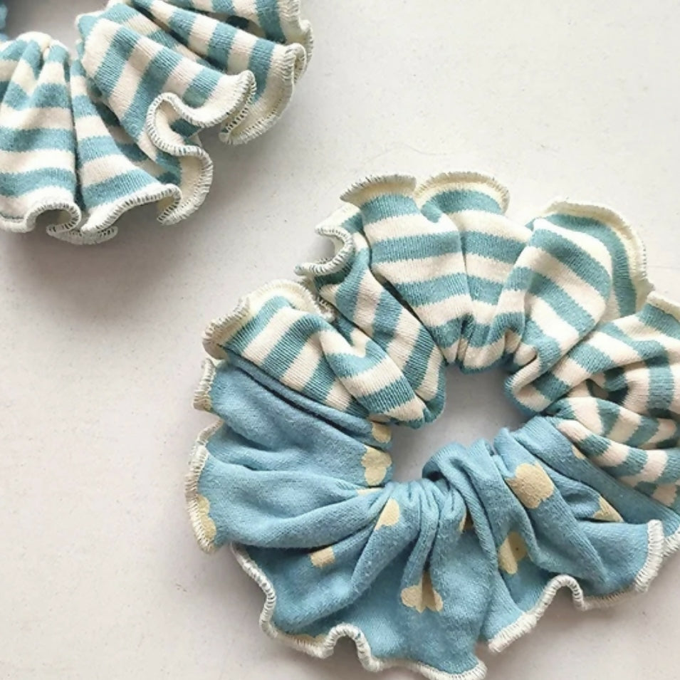 ⁠Sleeping Clouds Organic Cotton Scrunchie