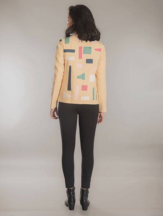 Patch Jacket - Beige