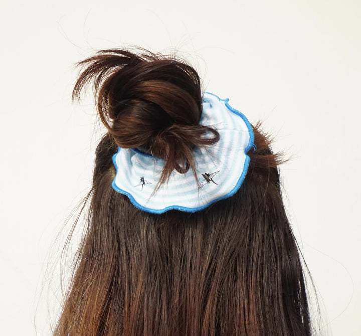 Blue Crane Organic Cotton Scrunchie