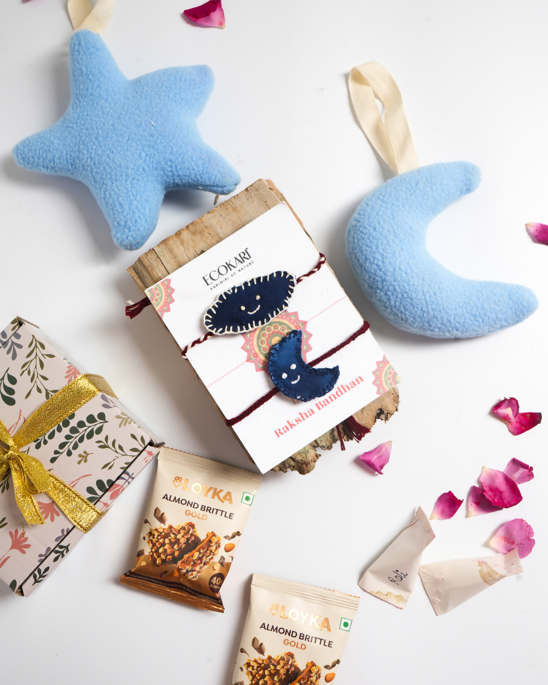 Moon & Star Rakhi Gift Set