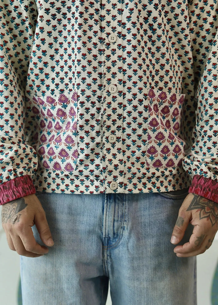 'Gulab' Unisex Khadi Overshirt