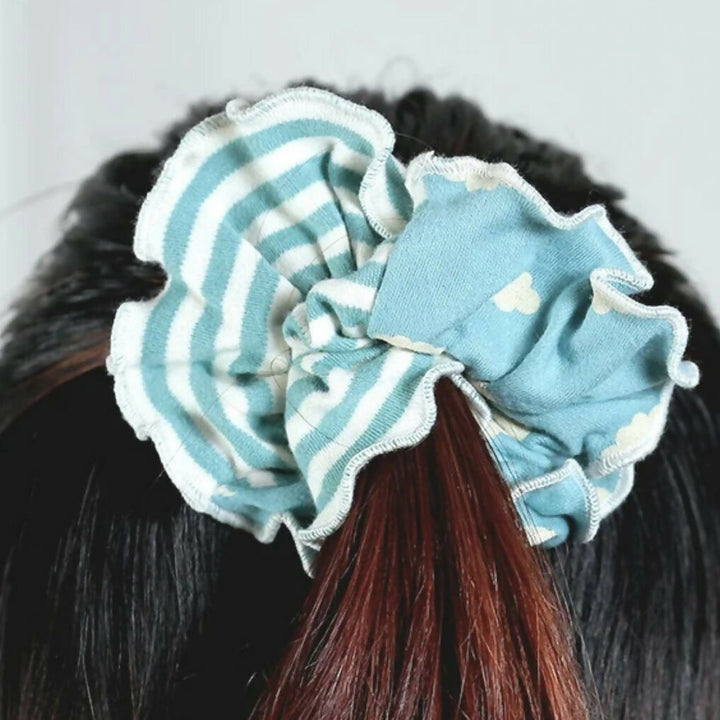 ⁠Sleeping Clouds Organic Cotton Scrunchie