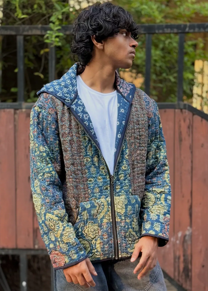 Vayu Reversible Hoodie (Quilted) - Baag