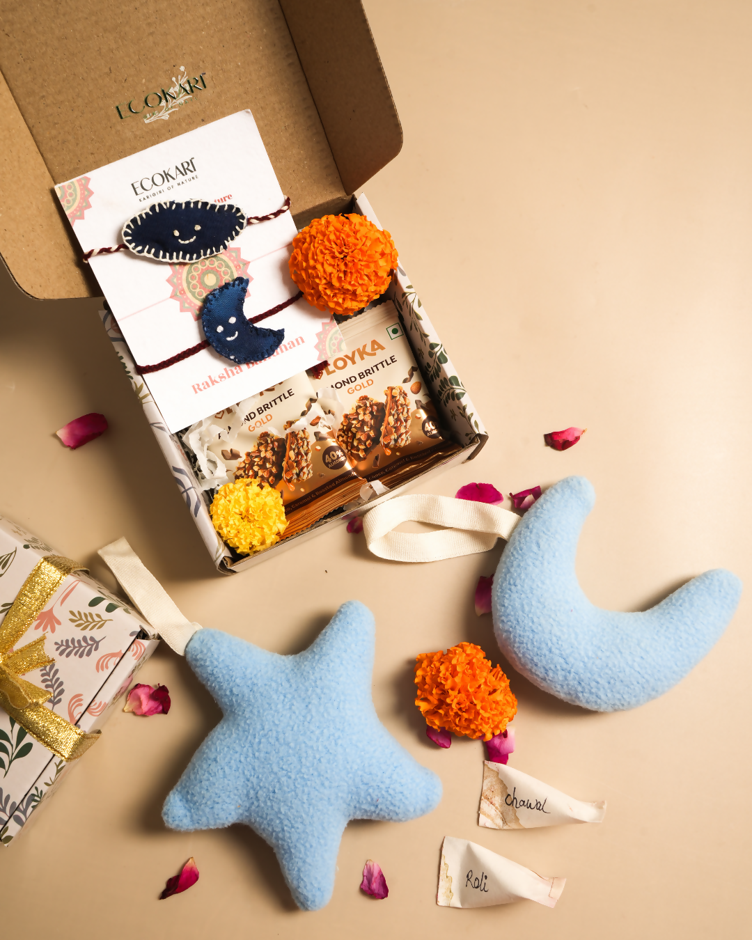 Moon & Star Rakhi Gift Set