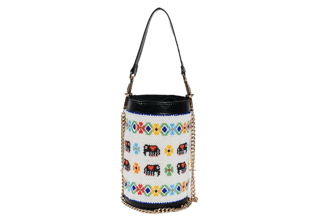 Vistara Elephant Parade Beadwork Bag