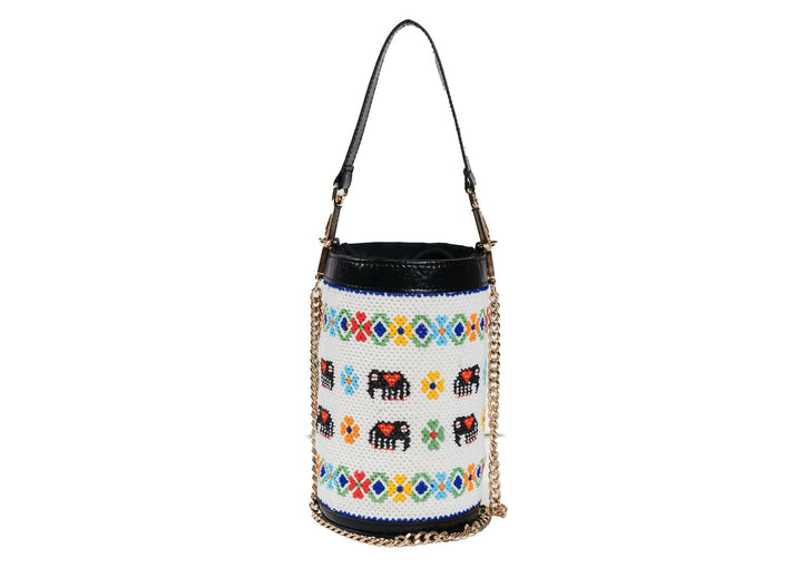Vistara Elephant Parade Beadwork Bag