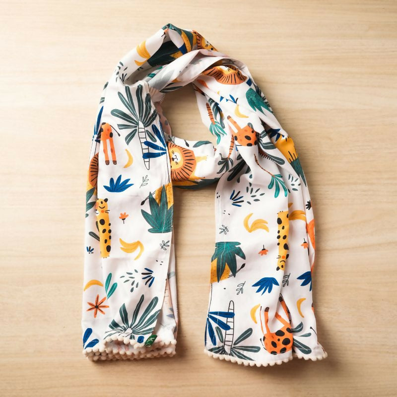 Soothing Jungle Printed Scarf