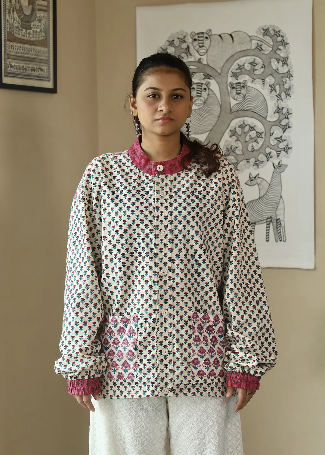 'Gulab' Unisex Khadi Overshirt