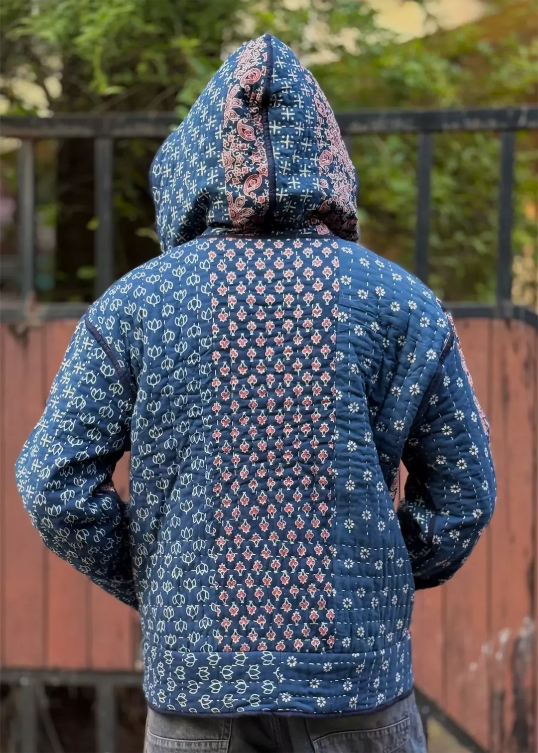 Vayu Reversible Hoodie (Quilted) - Baag