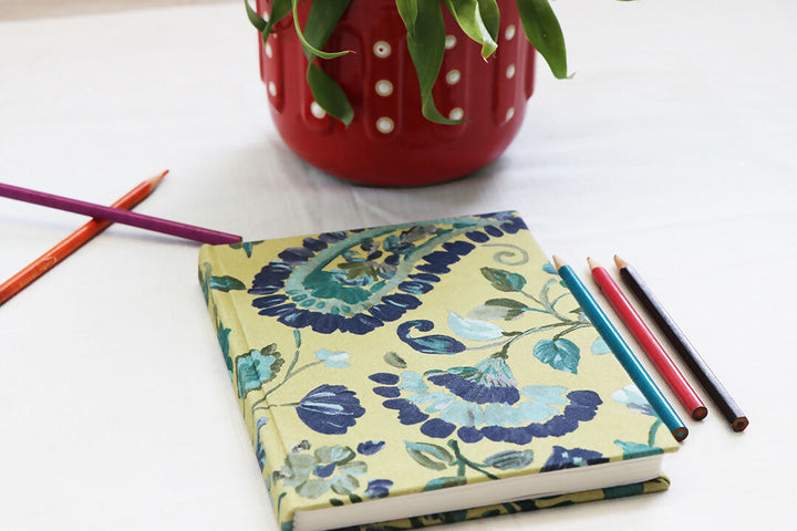 Beautiful Blue Printed Notebook