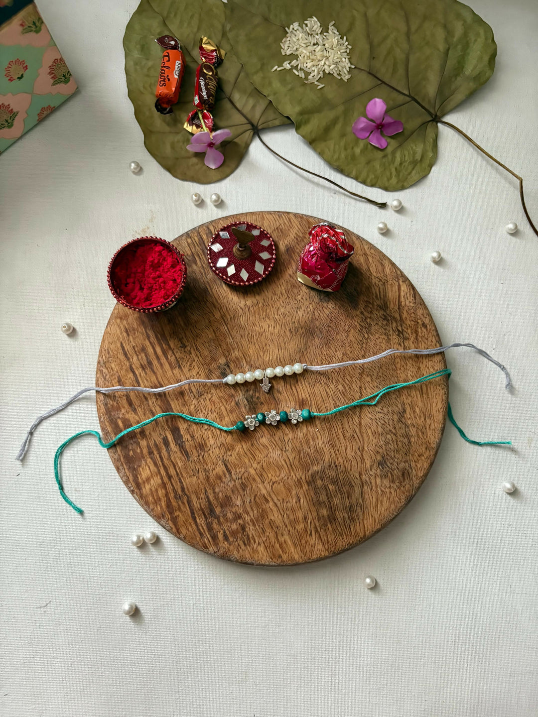Nazar-Gul Rakhi - Set of 2