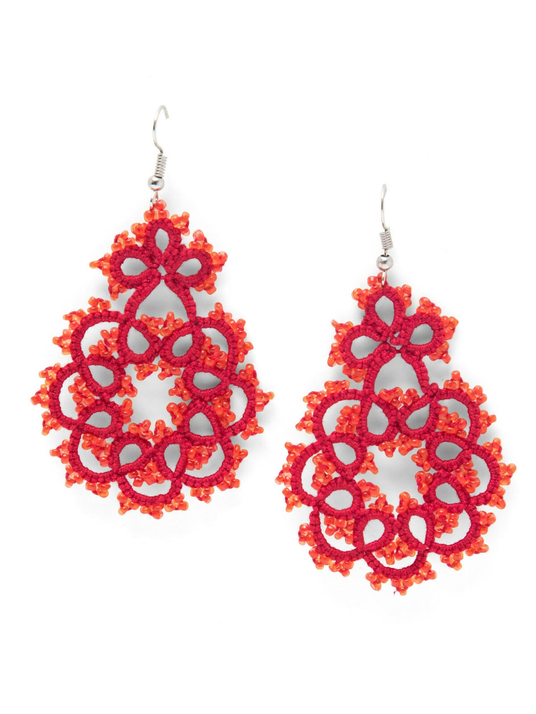 Scarlet Symphony Earrings
