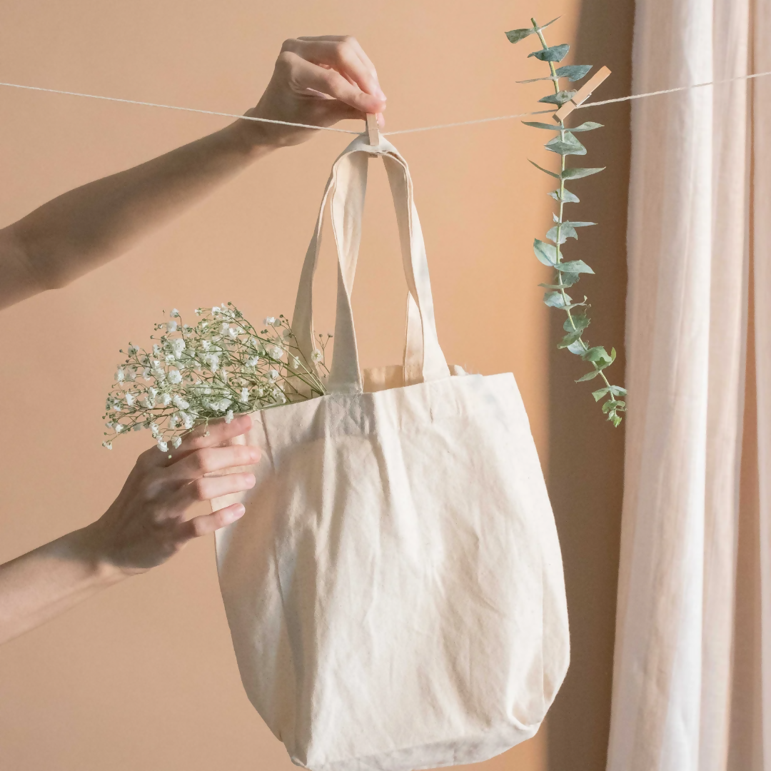 The Ivory Tote Bag