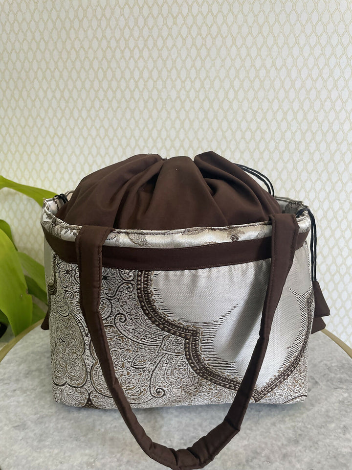 Brown Printed Surprise Gift Bag