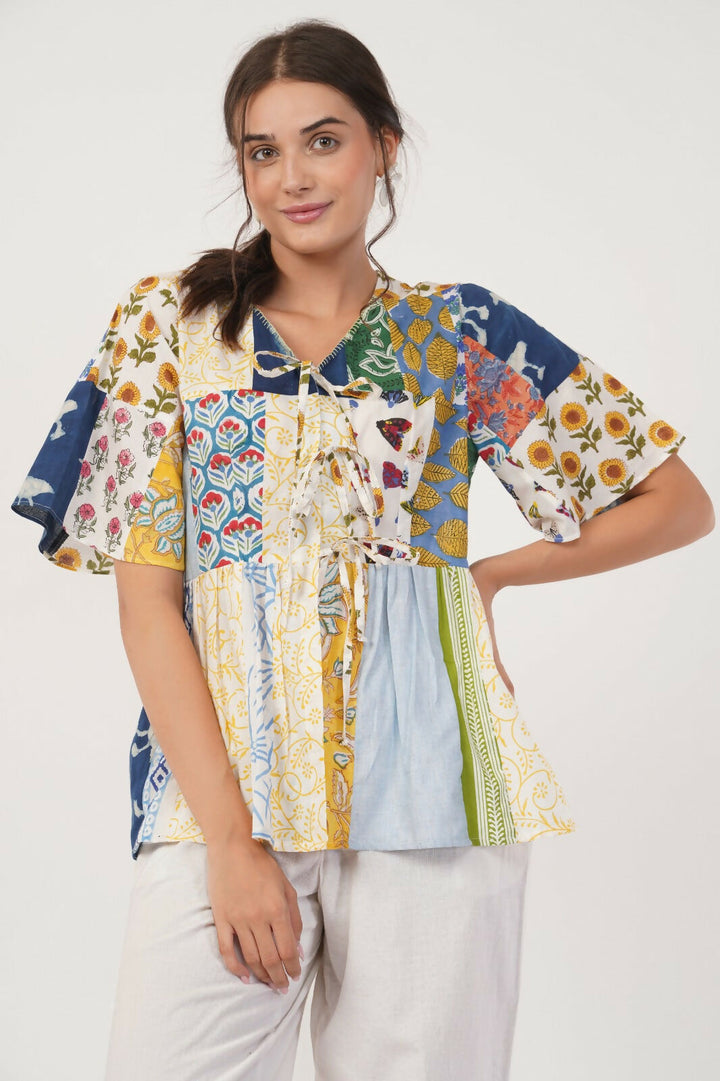 Radiant Dawn Cotton Top
