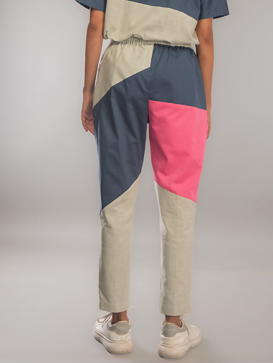 Multi Patch Pegged Trousers