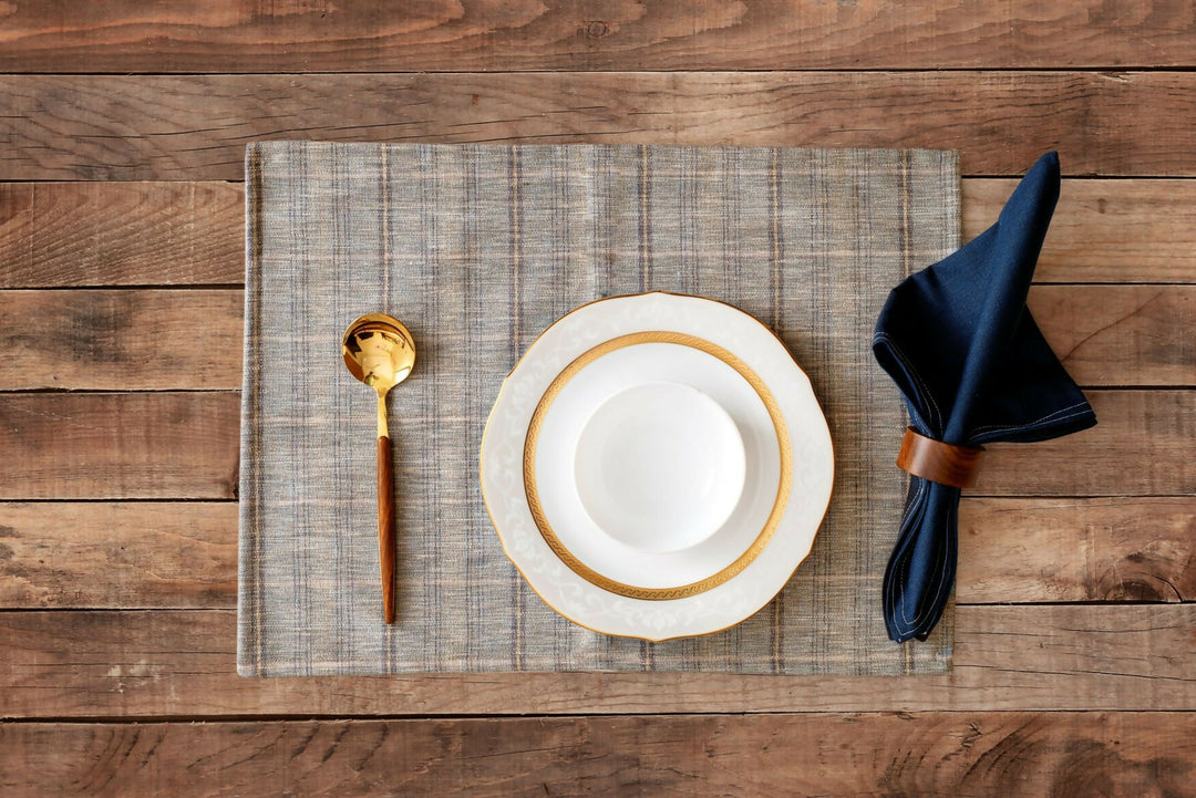 Lakeside - Cotton Plaid Table Placemats