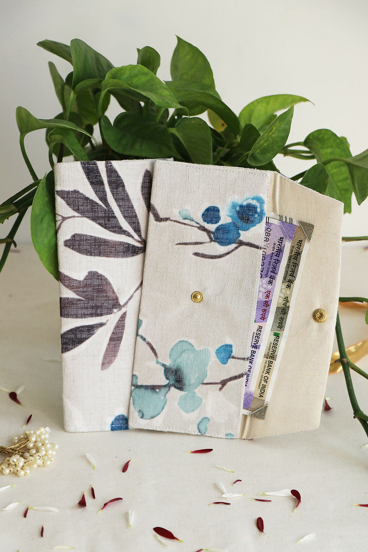Blue Blossom Money Envelope