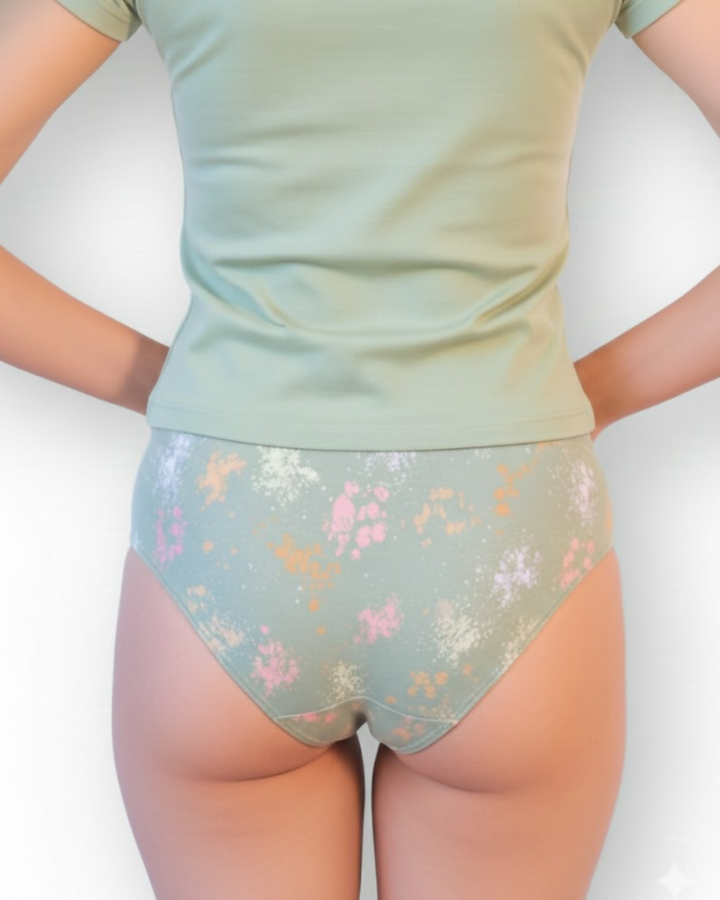 Aquamarine Organic Cotton Tanga