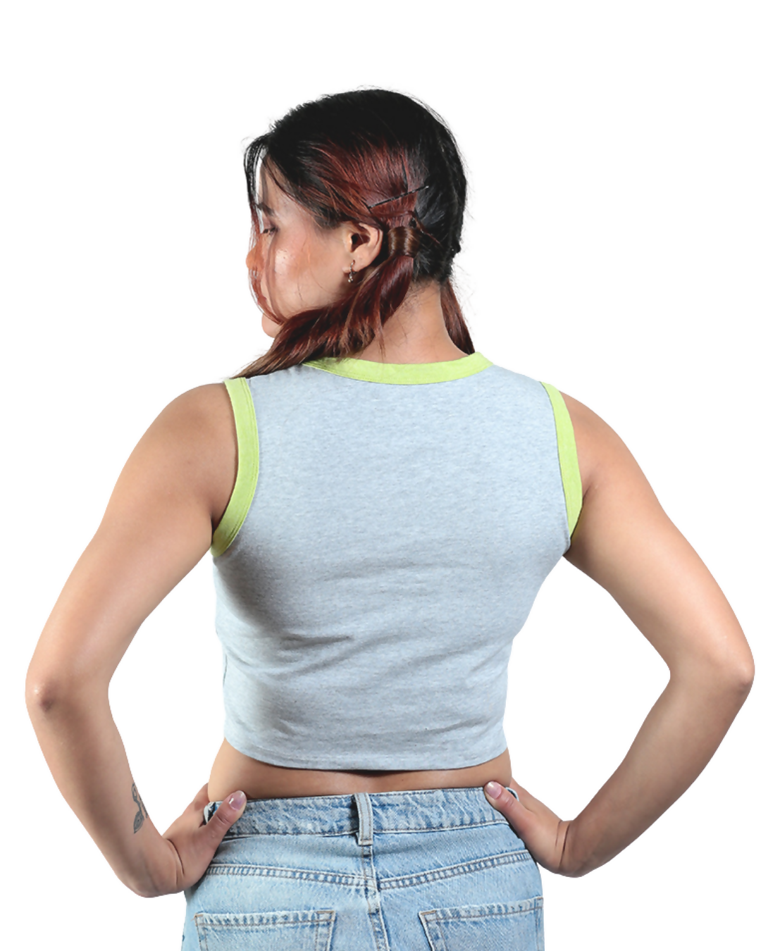 Neon-Gen Basic Organic Cotton Crop Top