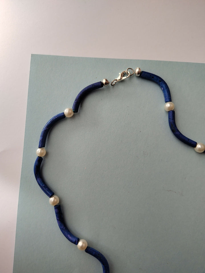 Indigo shore necklace
