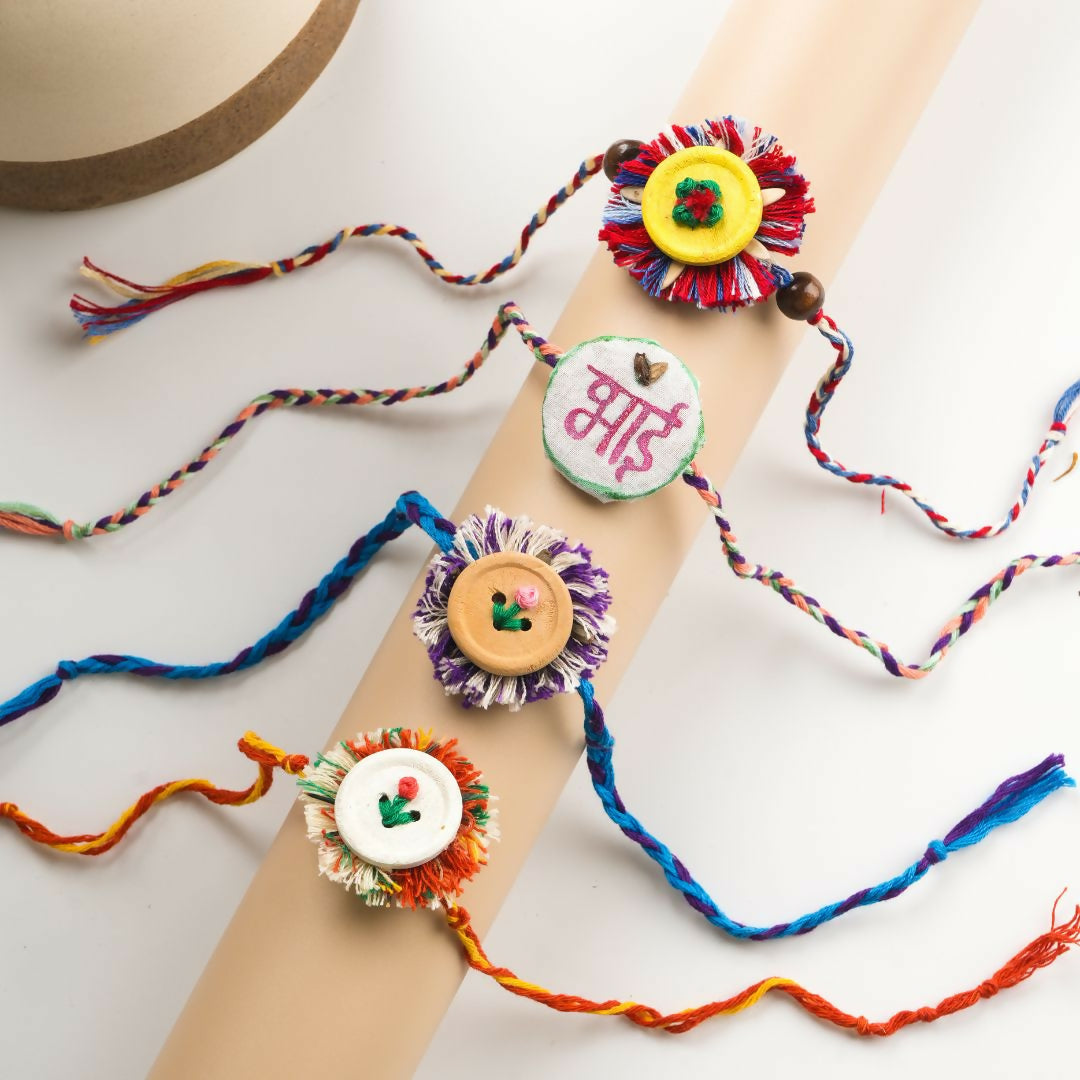 Eco-Friendly Plantable Rakhi Set