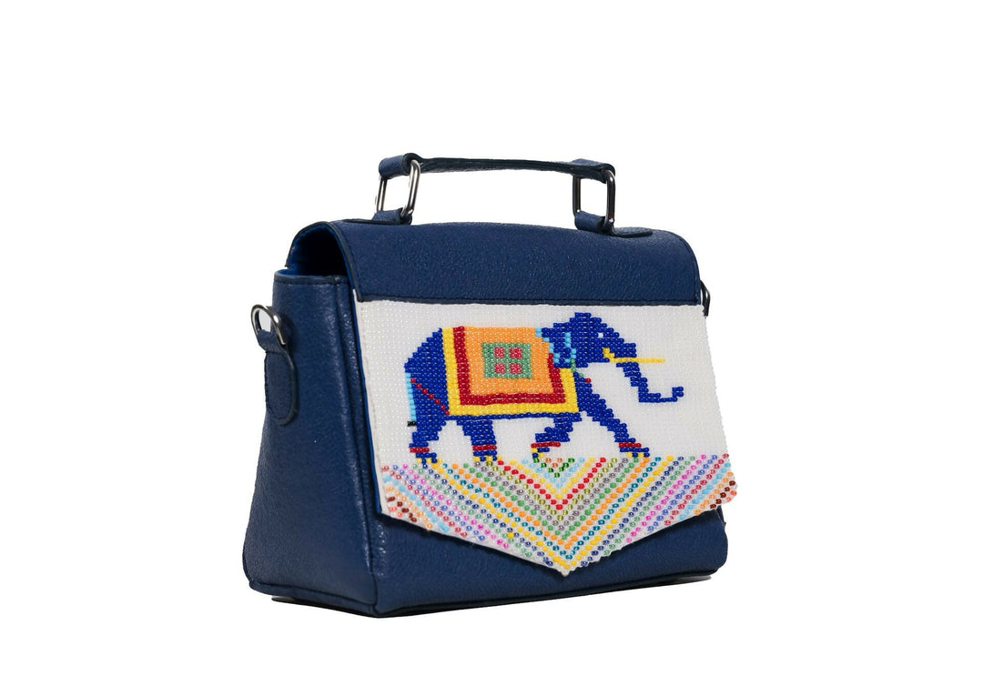 Dhara Elephant Parade Beadwork Purse