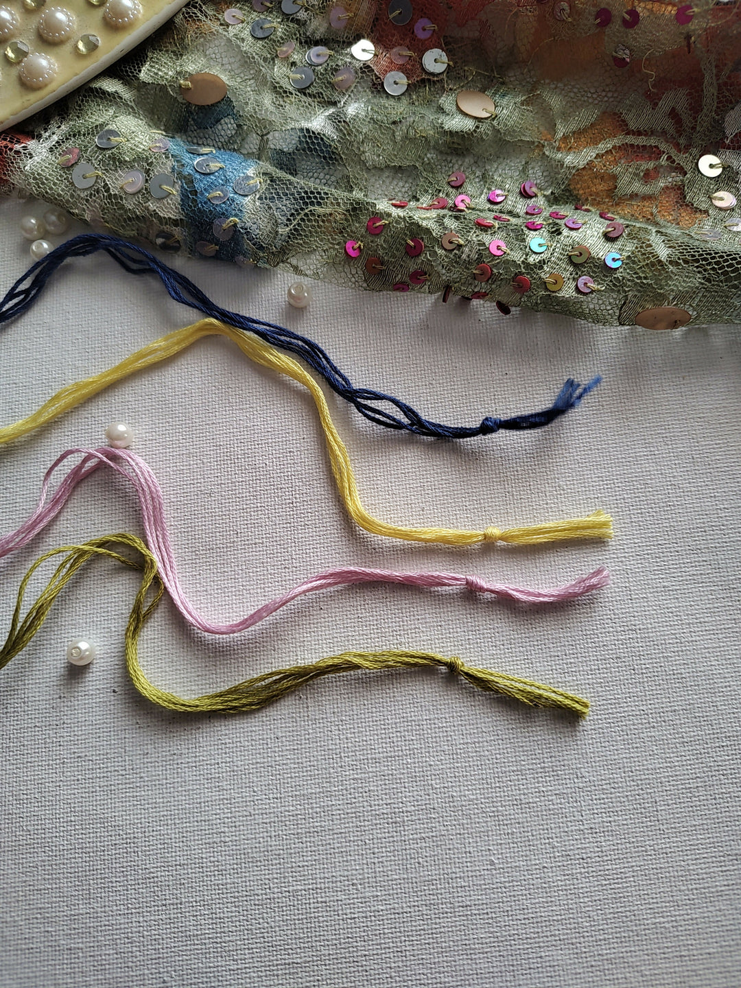 Crochet Mirror Rakhi - Set Of 4