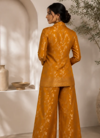 Golden Bloom Co-Ord Set