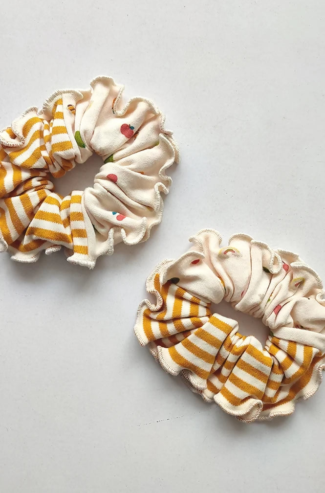 ⁠Fruit you organic cotton scrunchie