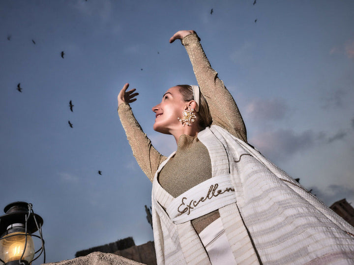 The Ivory Mahira Coat