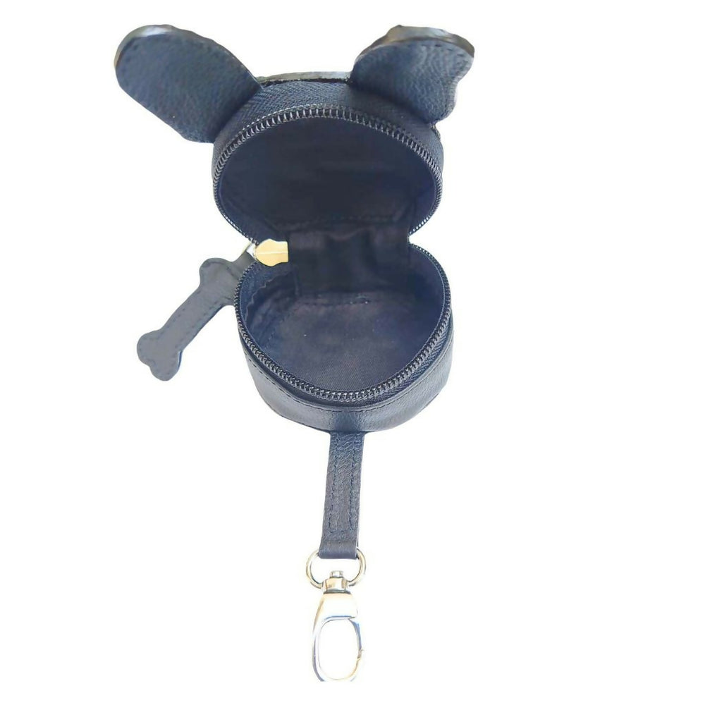 Hachiko Keyring Black
