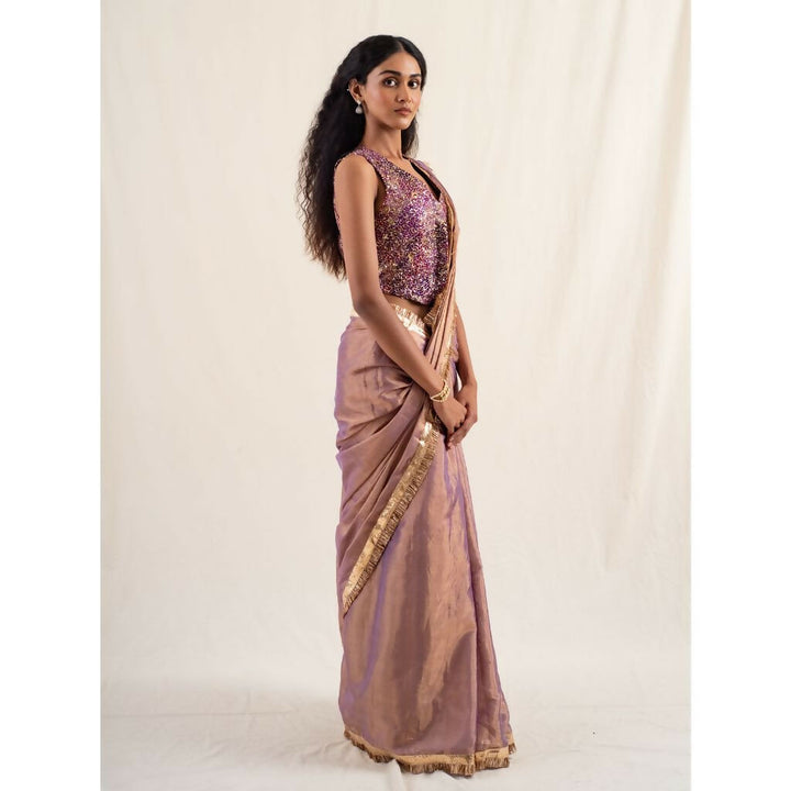 Janpath Lilac - Saree