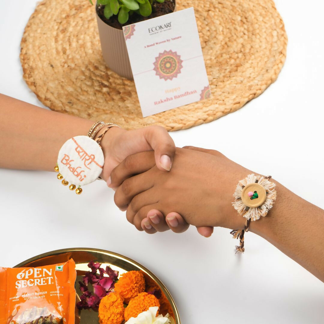 Embellished Bhai - Bhabhi Rakhi and Lumba Set